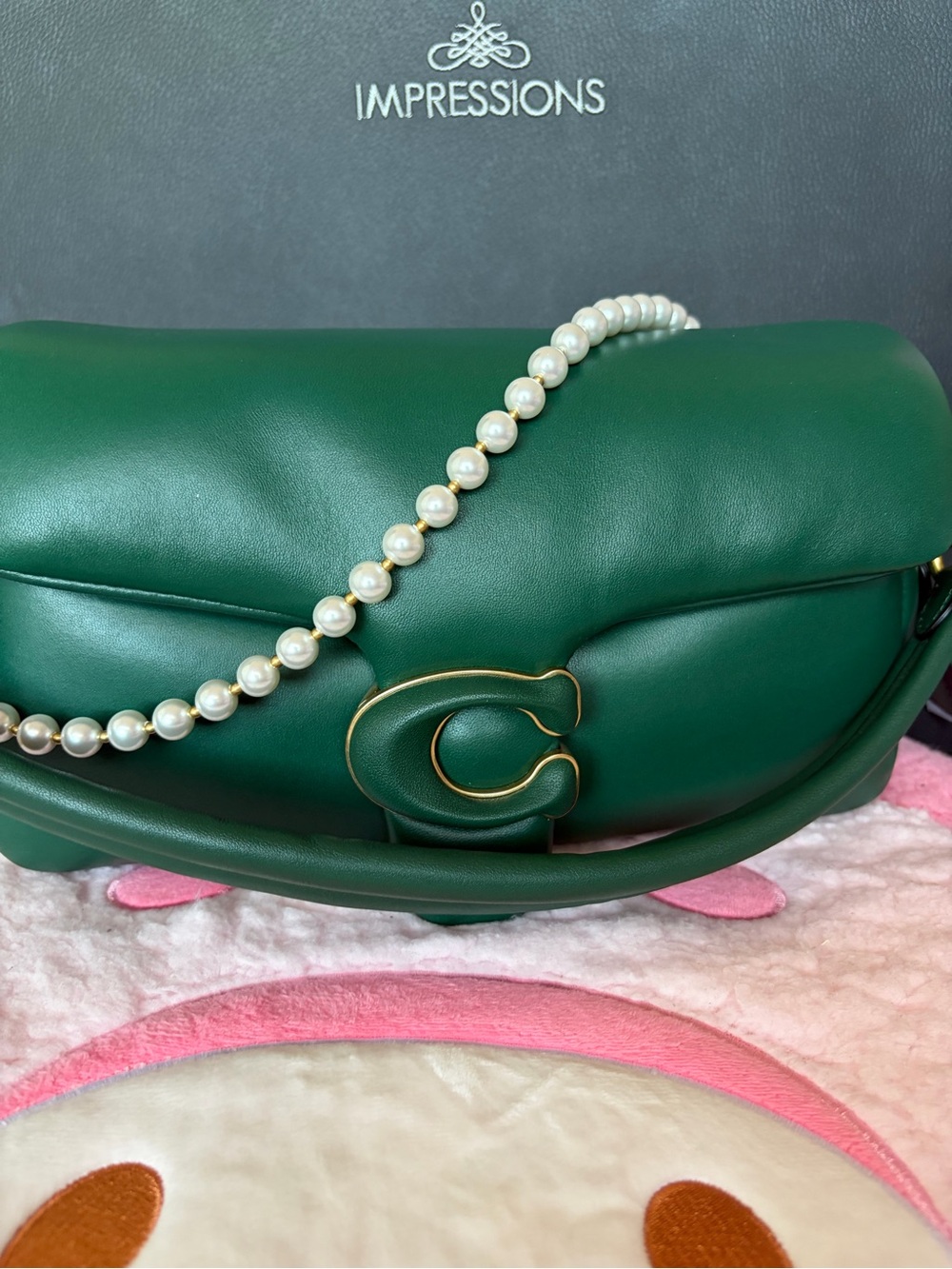 coach amazon green pillow tabby (26) - Picture 2 of 6